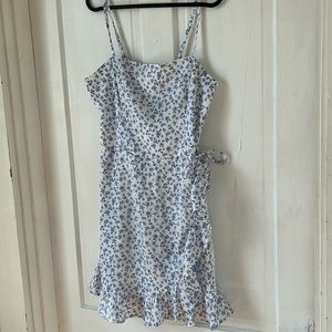 Hollister Satin Flowered Dress